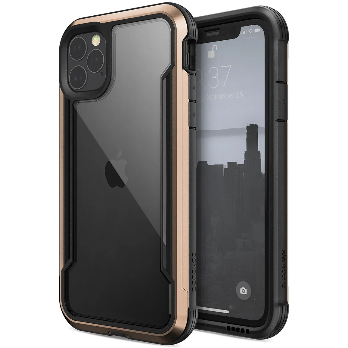 X-Doria Defense Shield Military Grade Anodized Aluminum TPU PC Durable Case Cover for Apple iPhone