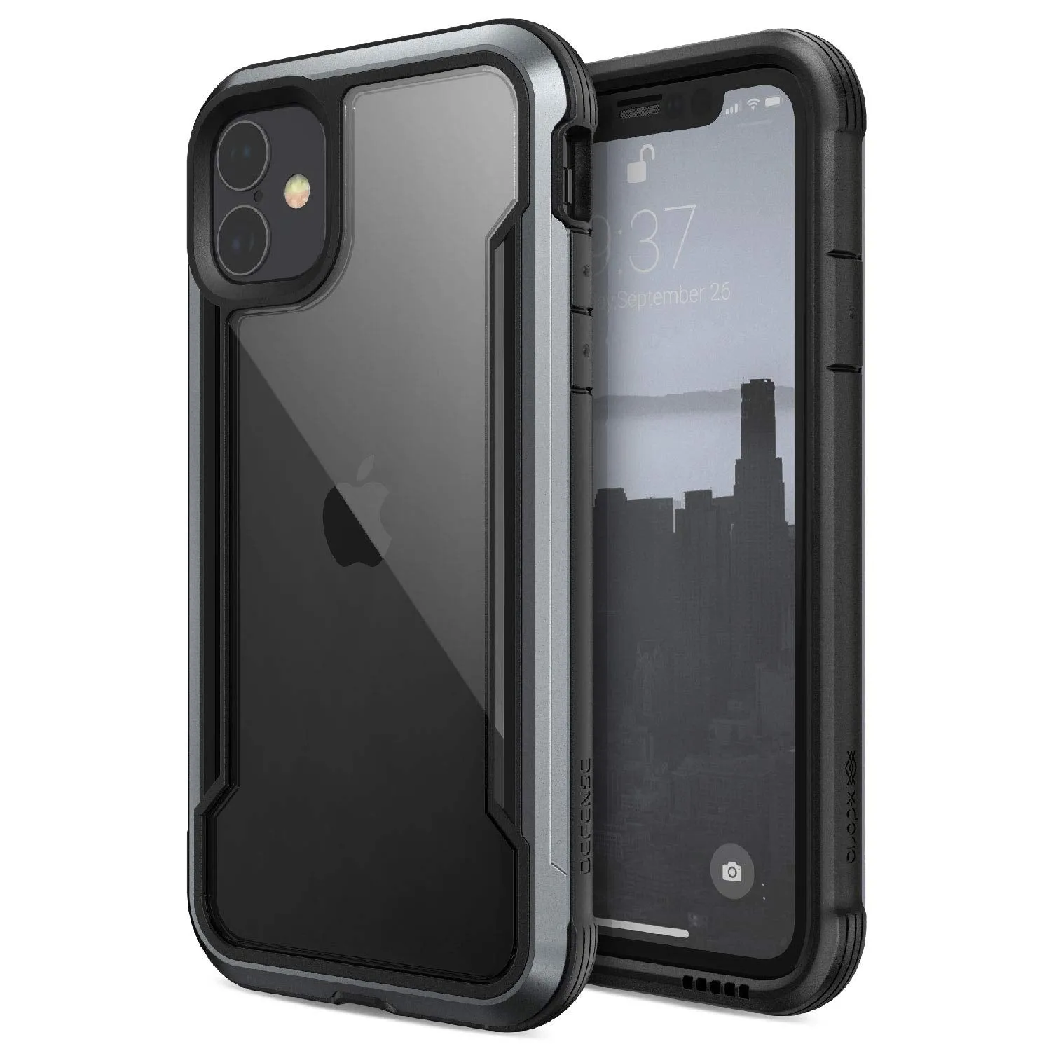 X-Doria Defense Shield Military Grade Anodized Aluminum TPU PC Durable Case Cover for Apple iPhone